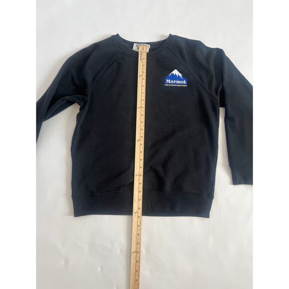 MARMOT MOUNTAIN WORKS FINE OUTDOOR EQUIPMENT CREW NECK BASIC SWEATSHIRT BLACK - Picture 3 of 10